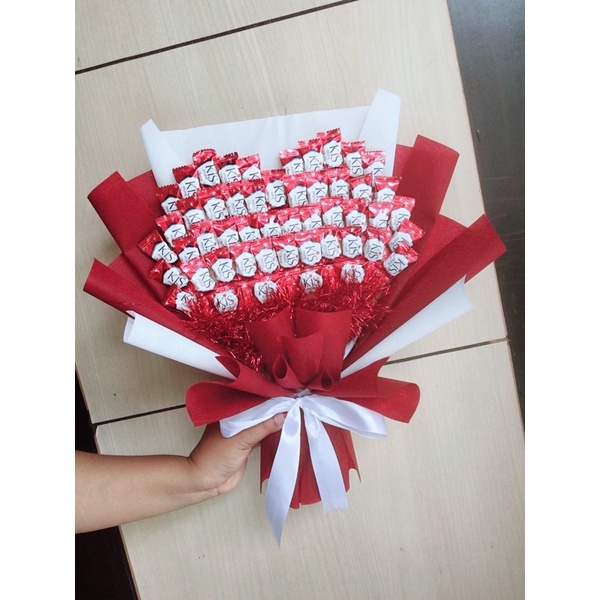 buket permen bunga permen snack jajan love cinta