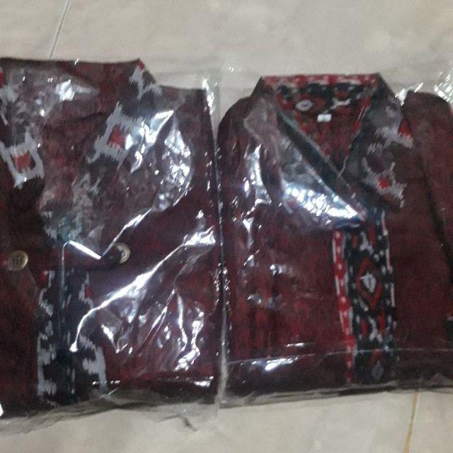 Kemeja Batik Lengan Panjang 021 Risna Batik Hrb026 Hem Batik Murah Seno Sogan Bakung Padi Manggar