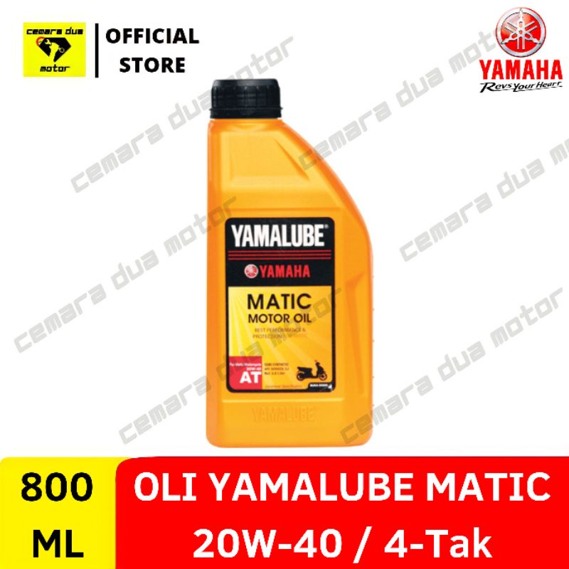 OLI YAMALUBE MATIC 800ML 20W-40 OLI MATIC YAMAHA OLI MOTOR YAMAHA OLI MESIN MURAH OLI MATIC
