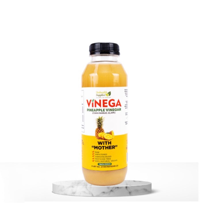 Dehealth Supplies VINEGA CUKA Nanas 500ml Plastik - Pineapple Vinegar