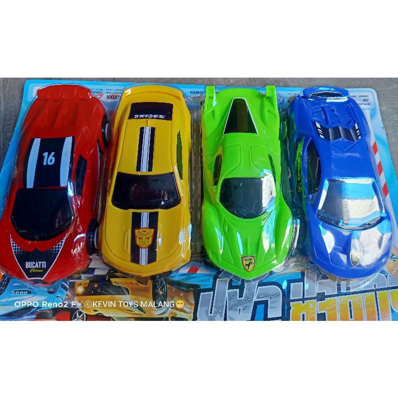 MM 10 MAINAN MOBIL SPORT CAR ISI 4PCS / MAINAN MOBIL SUPER WINNER ISI 4PCS / MAINAN MOBIL BALAP SUPER CEPAT