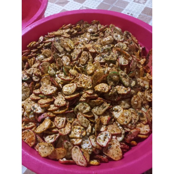 

keripik rainbow super pedas/kripik seblak