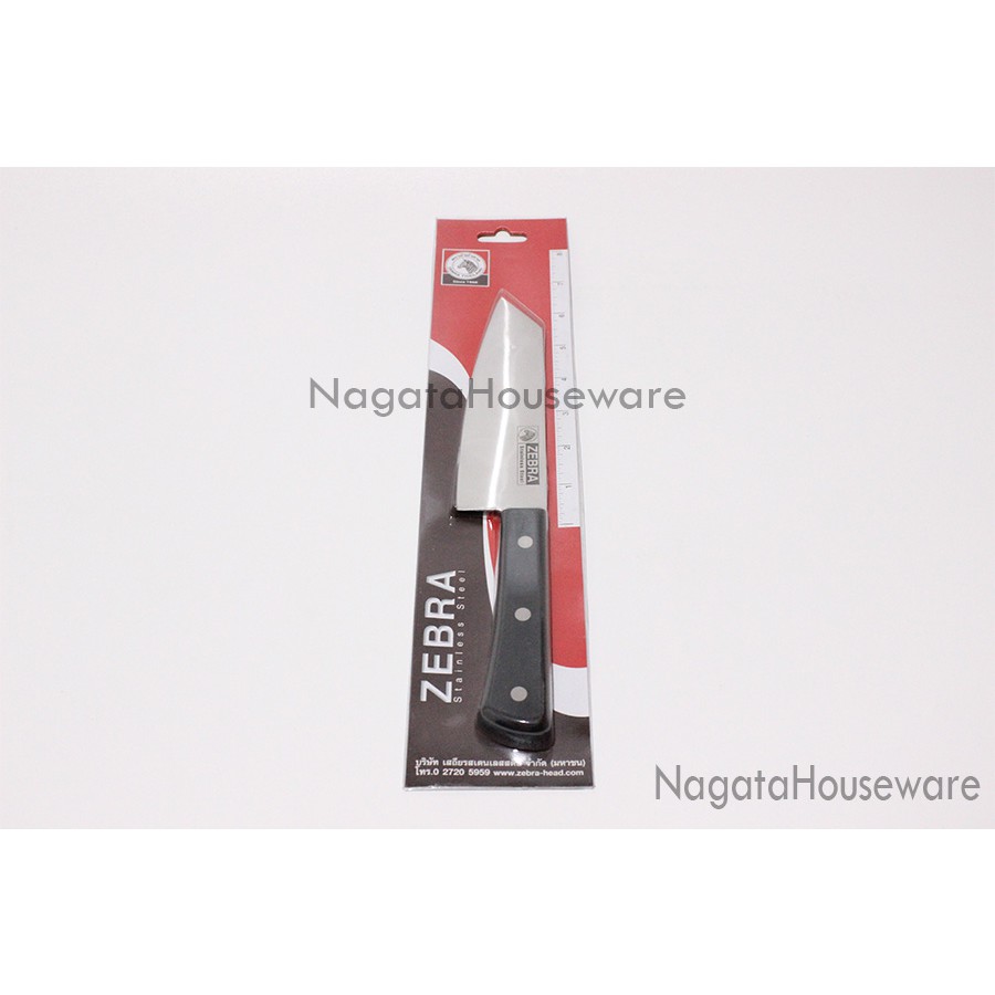 Pisau Dapur Stainless / Pisau Zebra / Pisau Sushi / Pisau Masak / Japanese Cleaver Knife Zebra 6.5" 