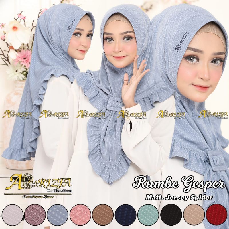 HIJAB INSTAN RUMBE GESPER (Laluna)/ Bergo by AR-RIZFA
