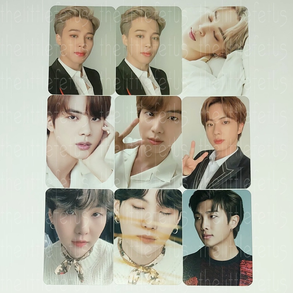 PHOTOCARD PC OFFICIAL BTS DICON GOES ON YOONGI SUGA SEOKJIN JIN NAMJOON RM JIMIN