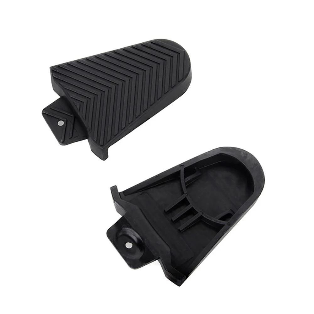 Lanfy Bike Pedal Cleats Sepatu Berkendara Pedal Sepeda Part Cycling Quick Release Karet Hitam SPD-SL Cleats