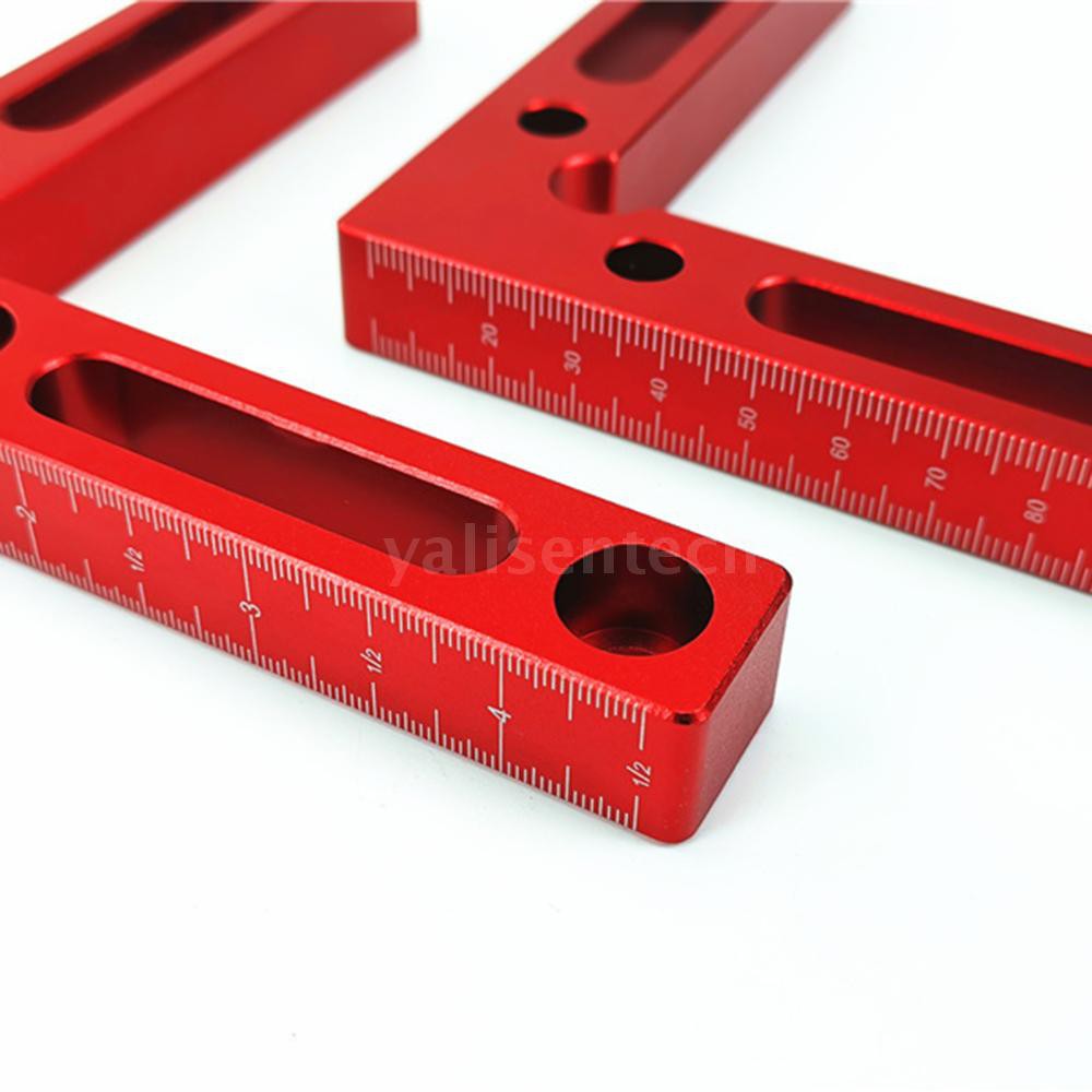 Aluminium Alloy Right Angle Ruler Clamps Woodworking Carpenter Tool