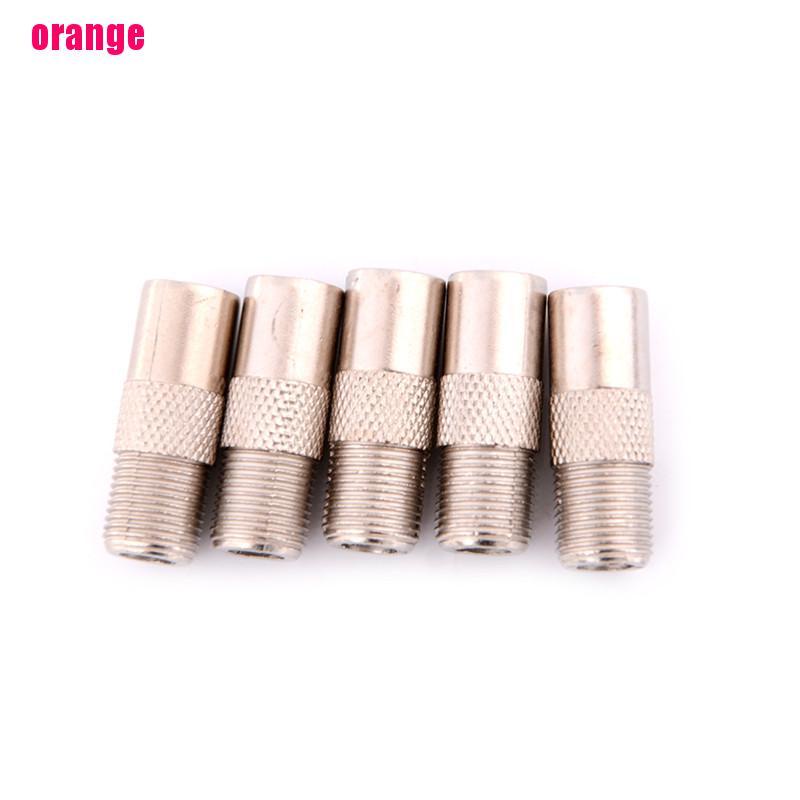 Happy 5pcs Adapter Konverter Plug Tipe F Female Ke Rf Coax Aerial Male Untuk Tv