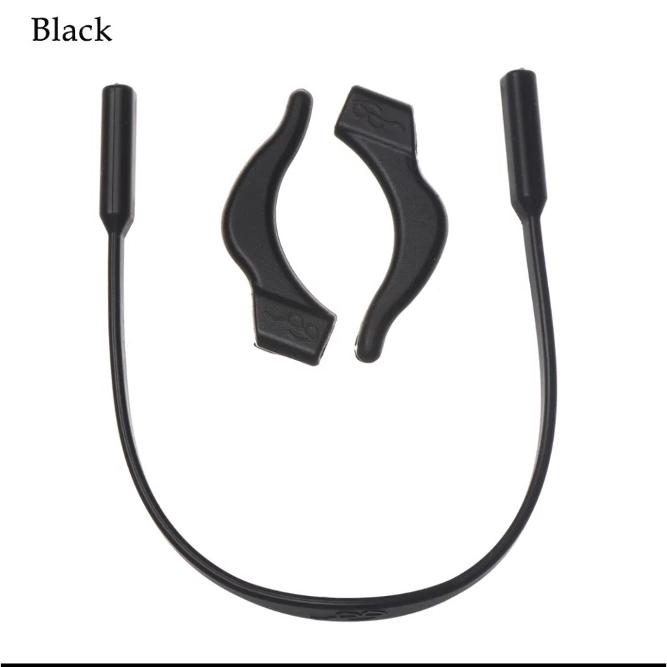 Strap / tali silikon dan Earhook silicone penahan kacamata -KLT