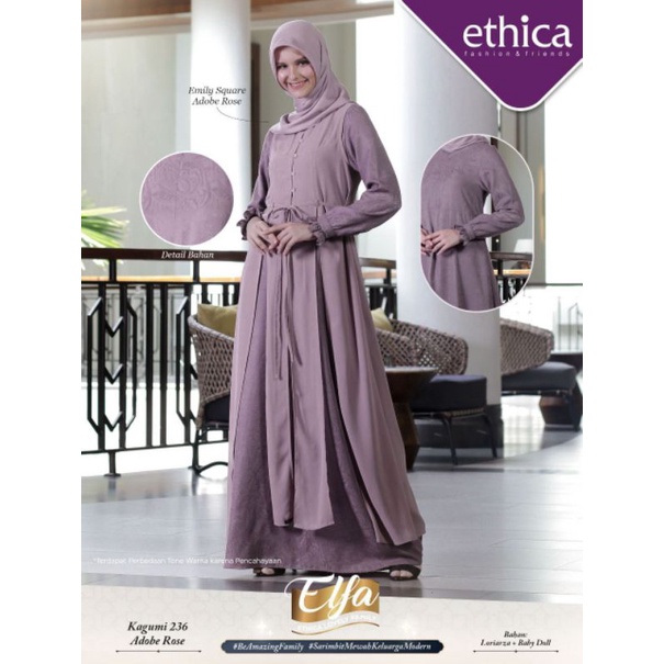 SARIMBIT ELFA 236 ADOBE ROSE || ETHICA