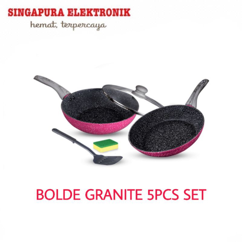 Bolde super pan Granite 5 Pcs set