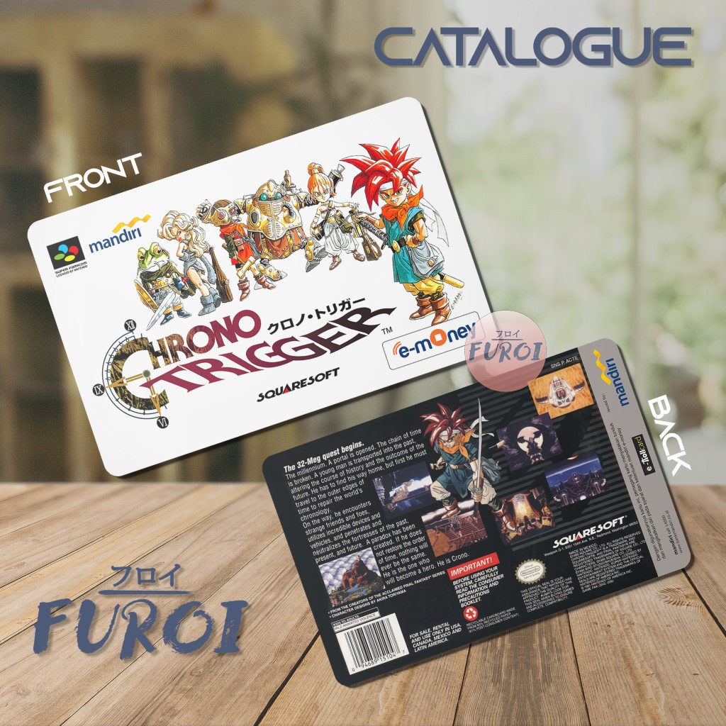 Kartu Flazz BCA | Kartu Emoney Mandiri | Chrono Trigger Box Art