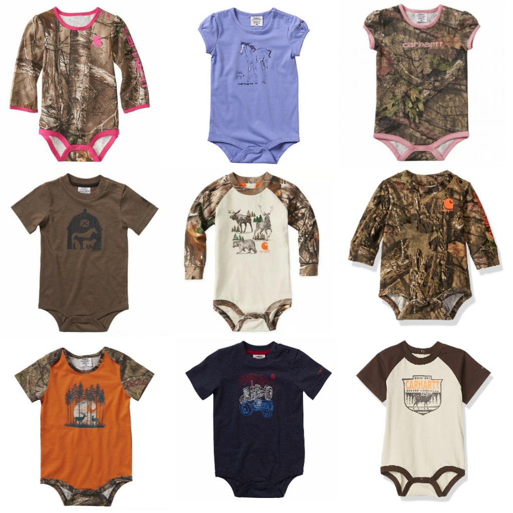 3-Pc Carhartt Bodysuit Jumper Bayi