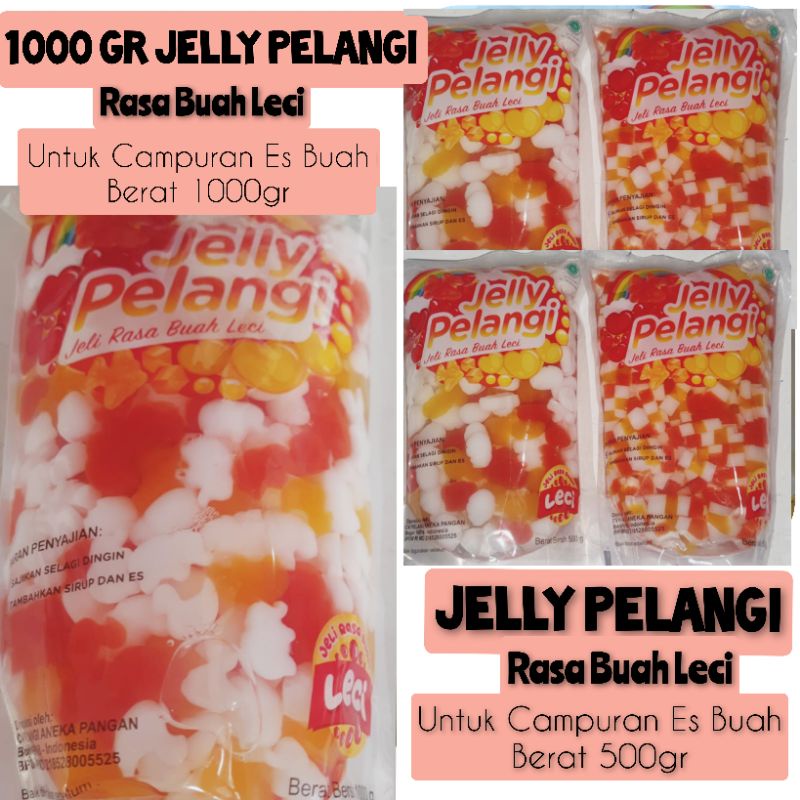 Jelly Pelangi (Campuran ES BUAH)