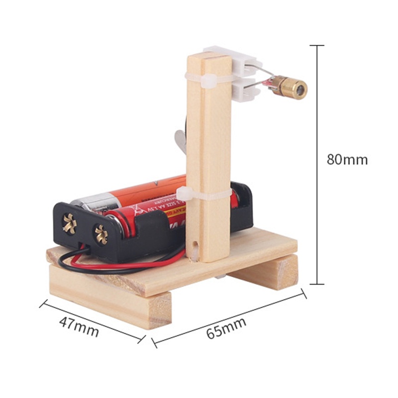 Mainan Rakitan Robot Laser Inframerah DIY Untuk Edukasi Proyek Sains Anak