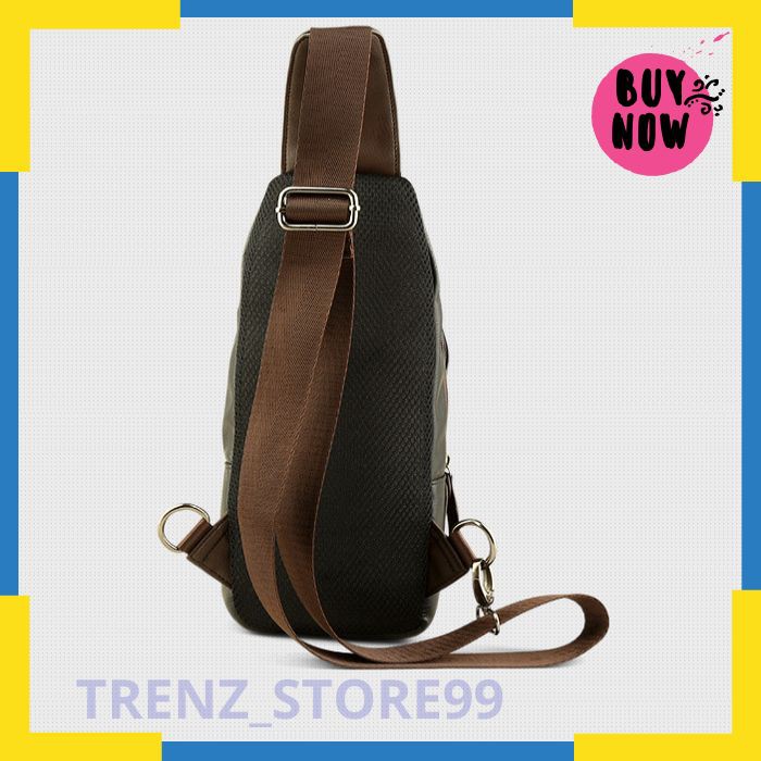 Grosir Tas Selempang Kulit Pria Sling Bag Slempang MO&Y 9014 Keren