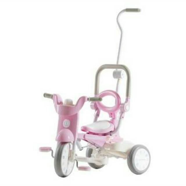 IIMO Sepeda Anak #02 SS Foldable Tricycle Pink