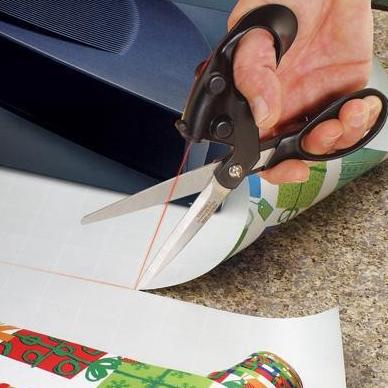 

Gunting Laser Scissors Alat Pemotong Kertas Kain Office Kantor Rambut MURMER