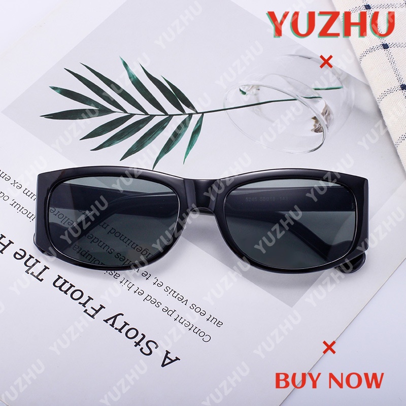 (YUZHU) COD Baru Kedatangan Retro Style Sunglasses untuk Wanita Korea Ulzzang Oval Frame Kacamata