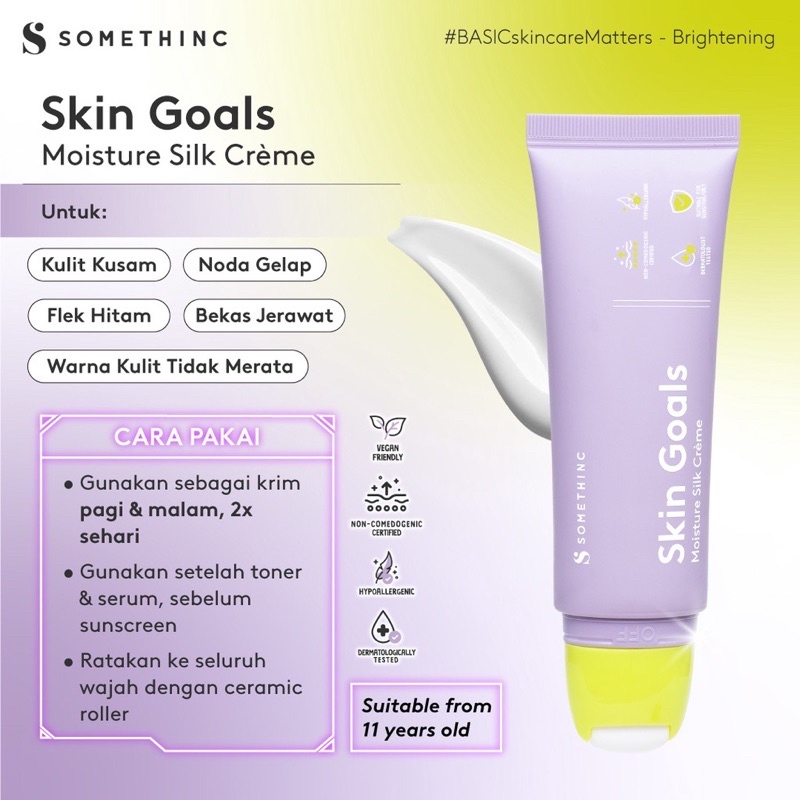 ❤ MEMEY ❤ SOMETHINC Skin Goals Moisture Silk Creme | Vita Propolis Glow Essence Toner