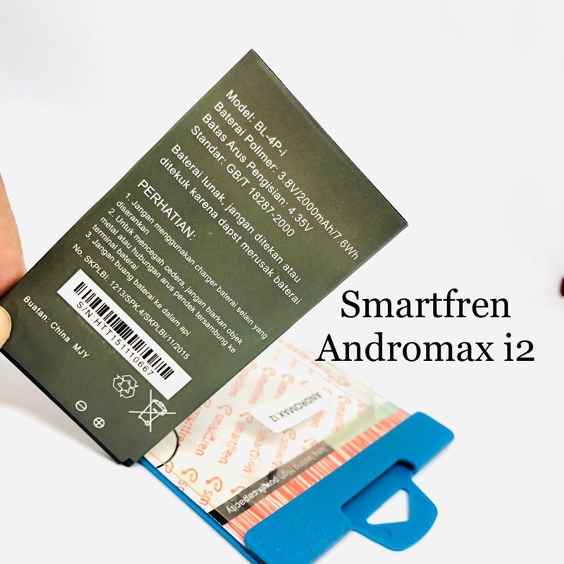 PROMO BATERAI ANDROMAX I2 ORIGINAL DOUBLE IC FLASH SALE