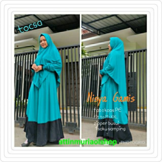GAMIS SYARI - GAMIS SYARI BAHAN KAOS - GAMIS SYARI BUSUI - GAMIS SYARI POLOS