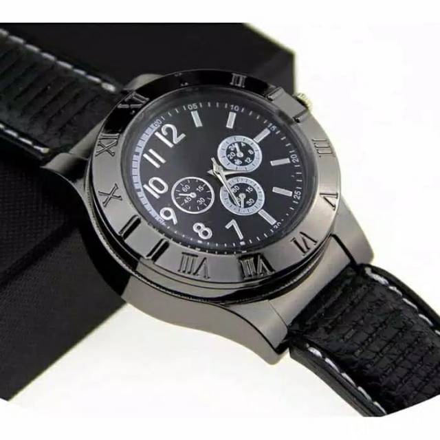 Jam Tangan Korek Elektrik The Lighter Watch Premium jam korek elektrik
