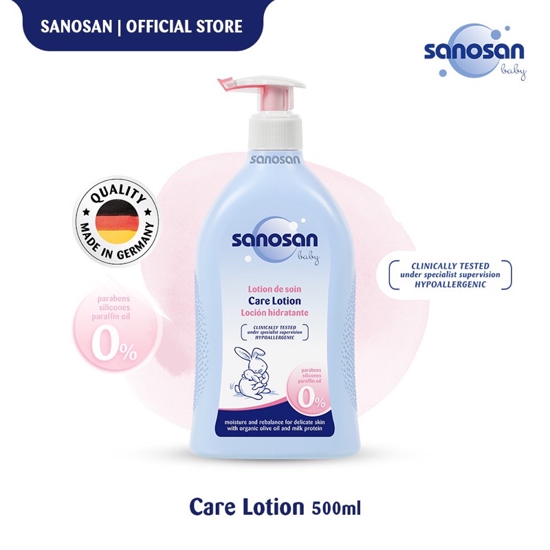 Sanosan Baby Care Lotion 200 ml / 500 ml Lotion Pelembab Kulit Bayi