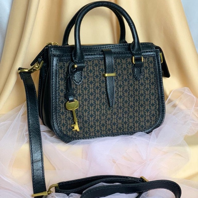 Fossil Mini Ryder Brown Black