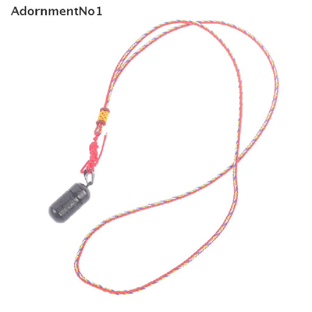 (AdornmentNo1) 1pc Kalung Rantai Dengan Liontin Botol Mantra Doa Mantra Dapat Dibuka