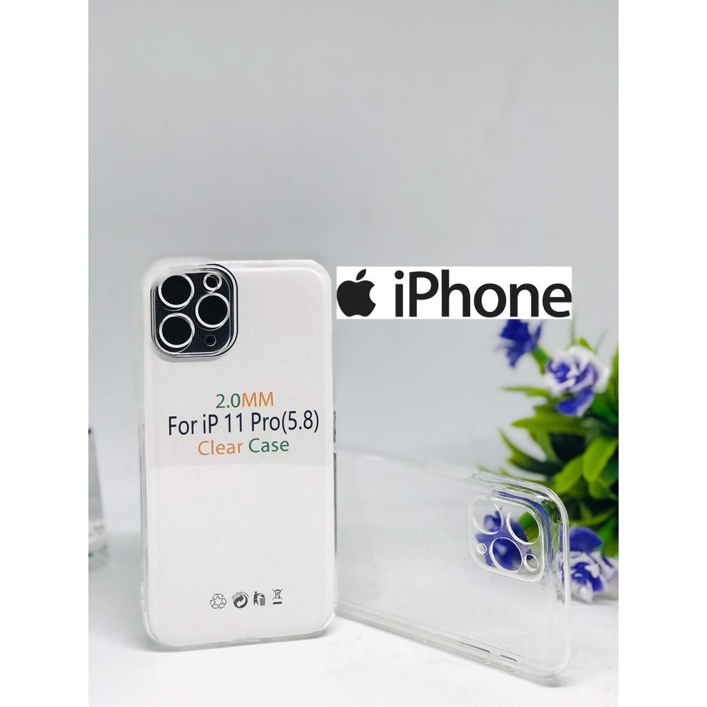 ori CLEAR CASE ULTRA HD TPU 2.0MM IPHONE X TRANSPARAN ORIGINAL