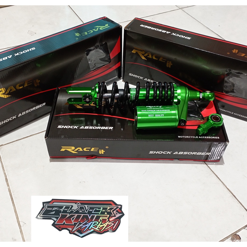 HOCKBREAKER SHOCK TABUNG ATAS RACE IT 310MM 330MM HONDA YAMAHA VARIO BEAT SCOOPY FINO MIO SOUL GT SPACY DLL