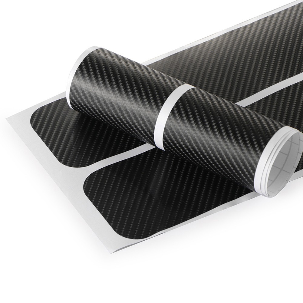 Suppmodel Universal Carbon Fiber Anti Gores Pintu Mobil Sill Pelindung Sticker Pad Decor