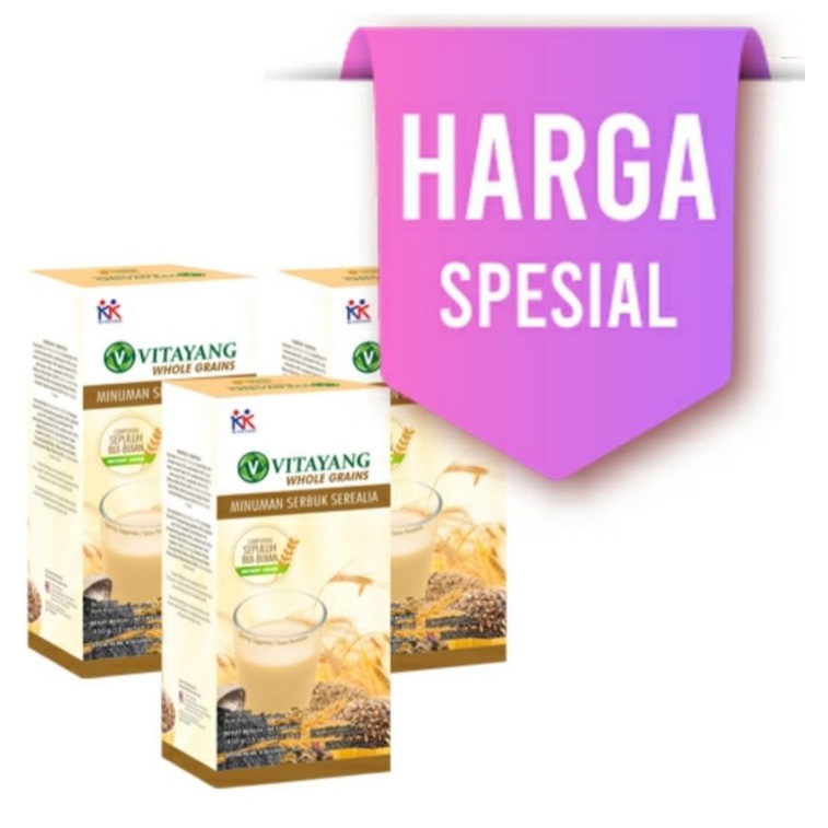 

vitayang whole grains 3x15 sachet sarapan minuman diet rendah kalori