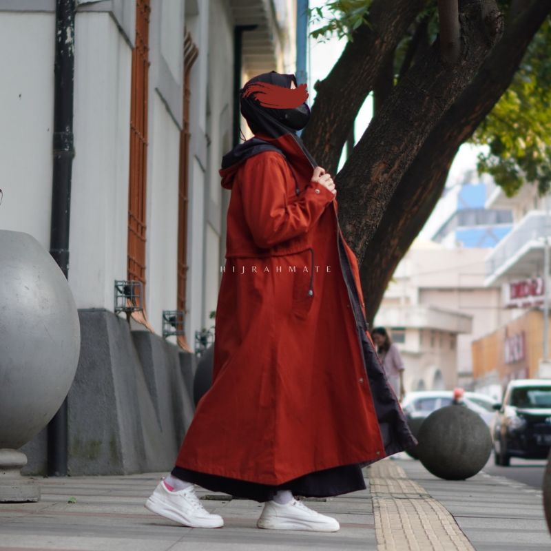 GAMIS PANJANG MUSLIMAH LONG PARKA HIJRAHMATE