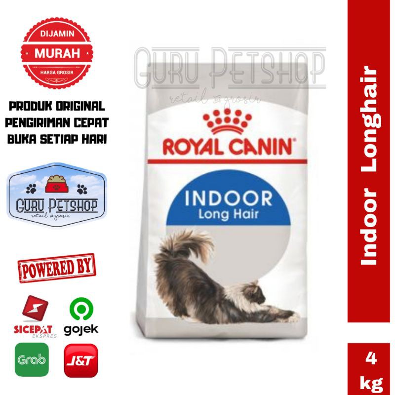 Royal Canin Indoor Longhair 4kg Freshpack / Makanan Kucing