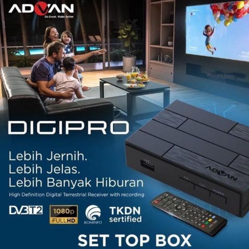 STB TV DIGITAL TV DIGITAL Set Top Box TV Digital Advan DIGIPRO STB Set Top Box Digital Yotube TV ter