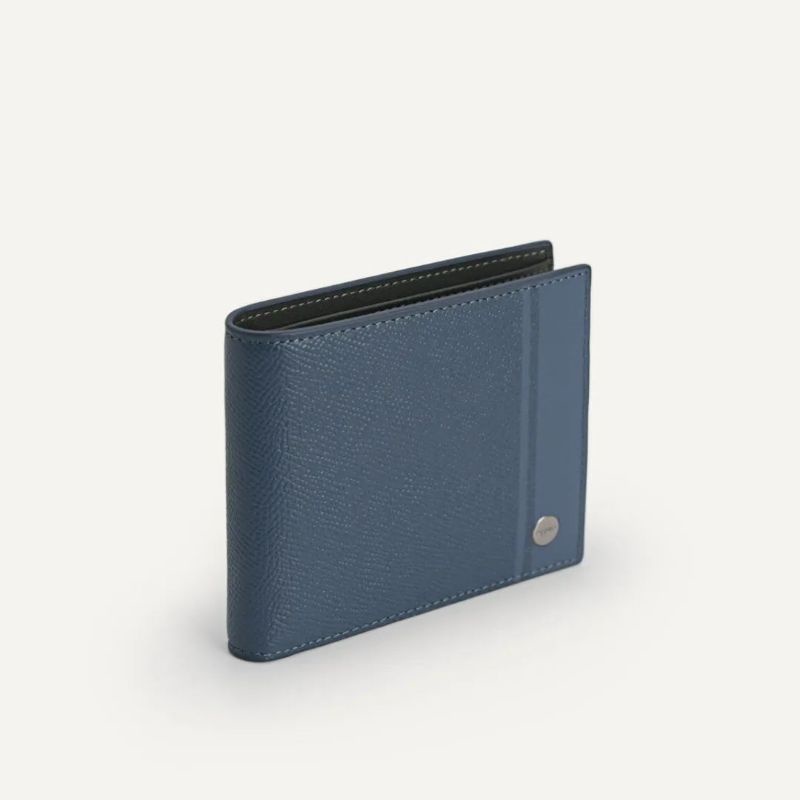 11.11 SALE | PDRO Men Textured Leather Bi-Fold Wallet with Insert