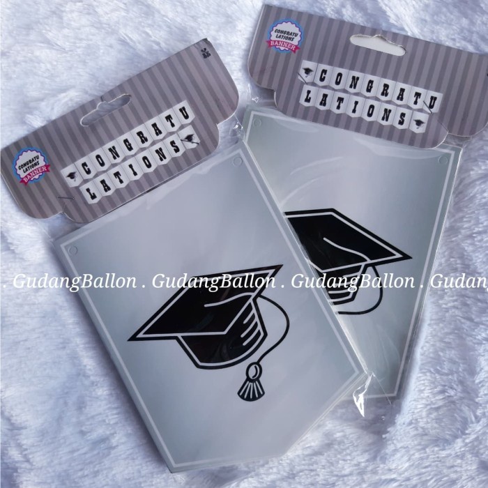 Banner Wisuda / Banner Kelulusan/ Banner Congratulations / Banner Toga