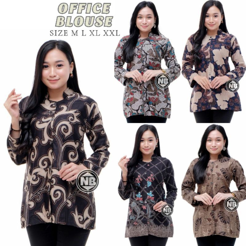 Best Seller Batik Wanita Asj Sa Hrb026 Kenongo Kemeja Tosca Pendek 33axGO6SqmdkzN
