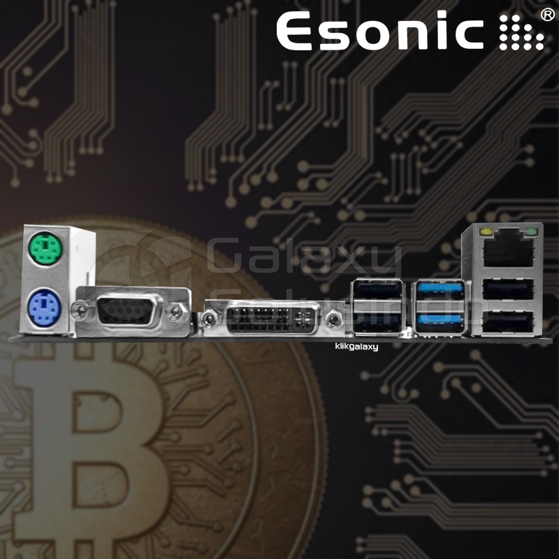 Esonic B250 BTC Gladiator LGA1151, B250 DDR4, 12X PCI-E Miner Motherboard