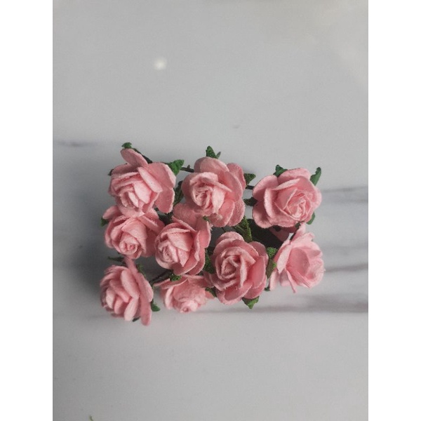 bunga kertas scrapbook scrapframe mahar haisan buku hiasan rumah homedecor premium