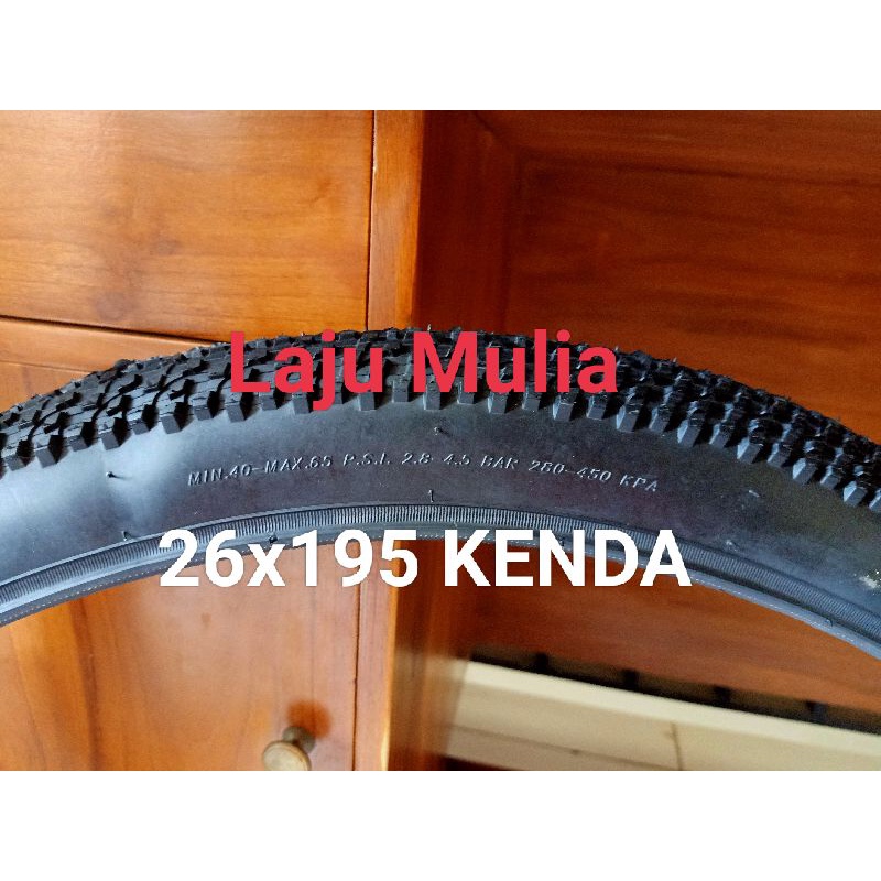 BAN LUAR KENDA 26x195 KENDA HITAM