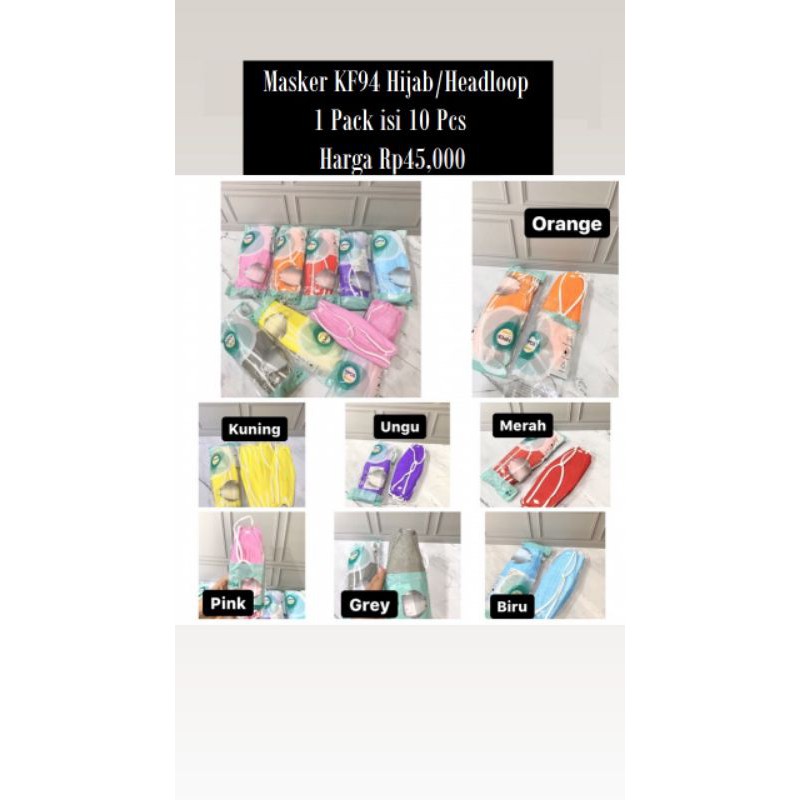 Masker KF94 Hijab