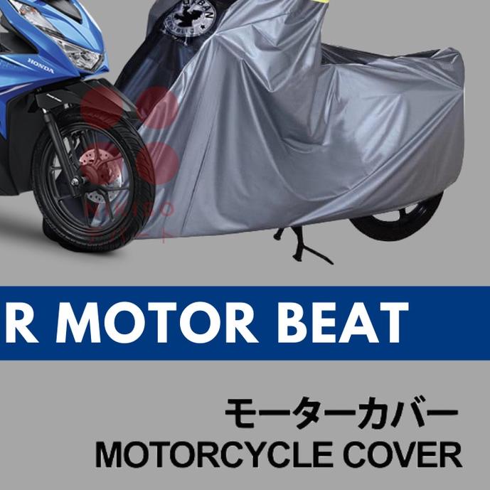 ♘ Sarung Motor Beat | Cover Motor Beat | Penutup Motor Beat | Mantel Motor Beat | Jas Motor Beat | S