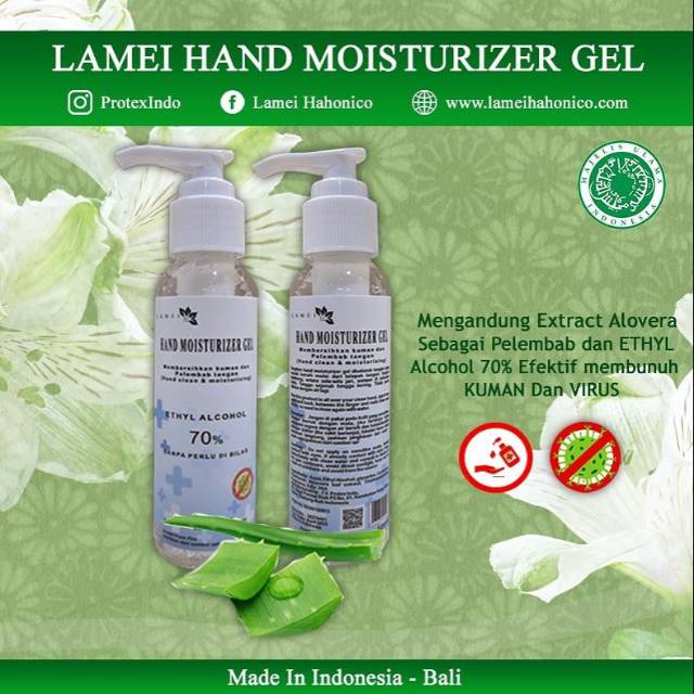 HAND SANITIZER  HAND MOISTURIZER GEL Dan SPRAY KEMASAN 60 ML DAN 30ML