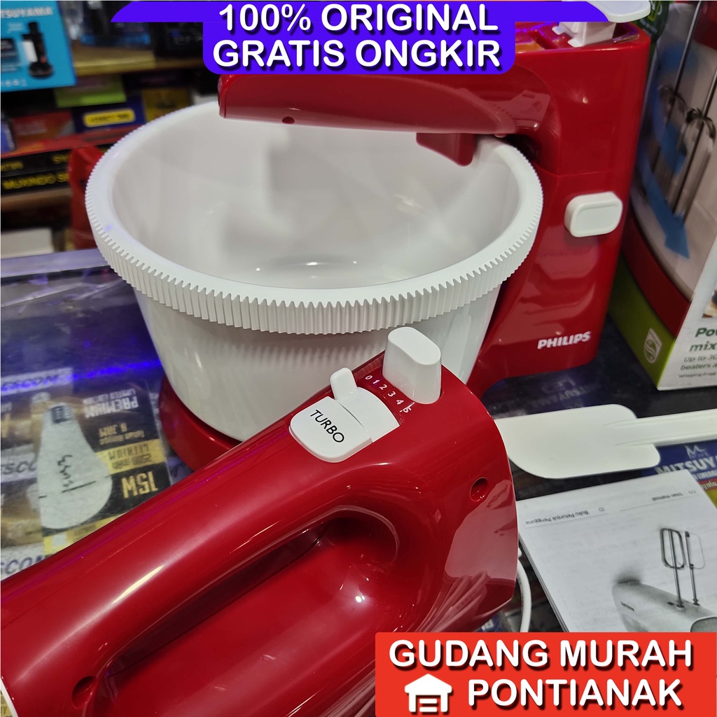 Mixer Philips Mangkok / Mixer com / stand mixer MERAH HR 1559