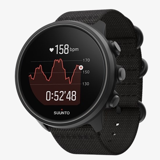 Suunto 9 G1 Baro Charcoal Black Titanium SS050564000 Original Garansi