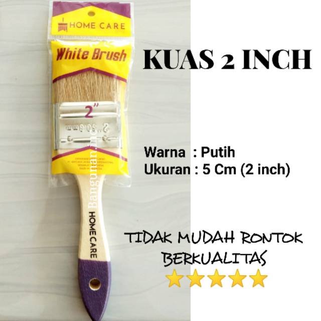 KUAS 2 INCH - KUAS CAT TEMBOK - KUAS 5 CM
