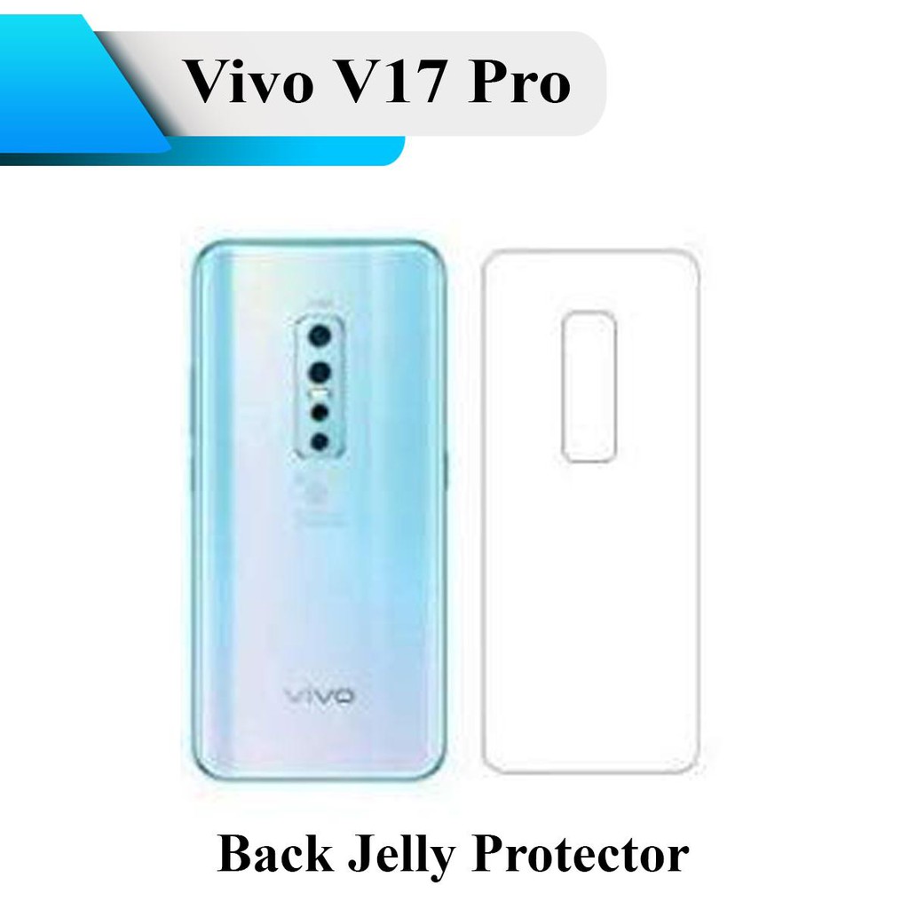 Anti Gores Jelly Hydrogel For Vivo V17 Pro  Full Depan Belakang Anti Shock Screen Guard Protector